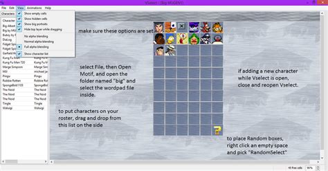 Simplified Vselect (MUGEN) Guide by NoidAvoid123 .